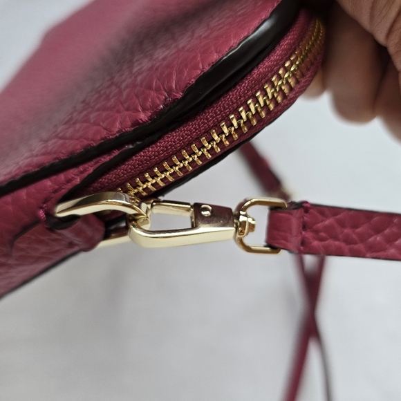 Kate Spade▪️Carter Street Tika in Cinnabar Rose Cow Leather Crossbody Bag - Picture 6 of 9